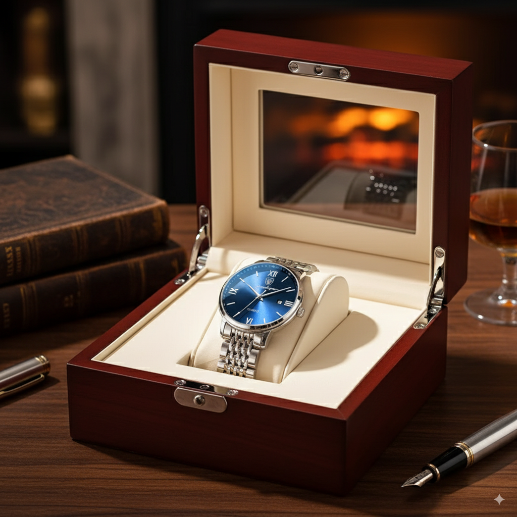 Club Crono Quartz Silver Blue