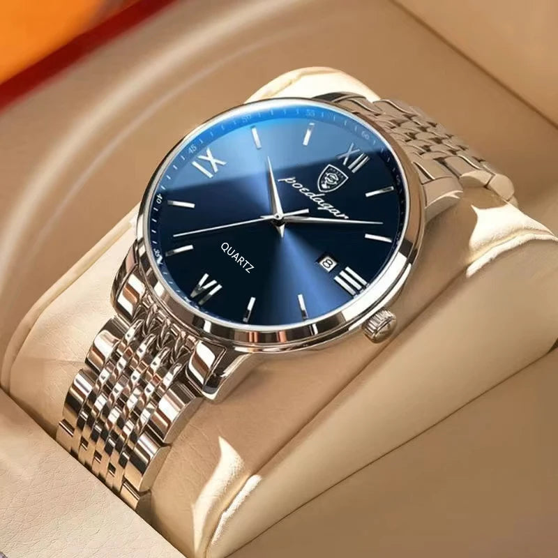 Club Crono Quartz Silver Blue